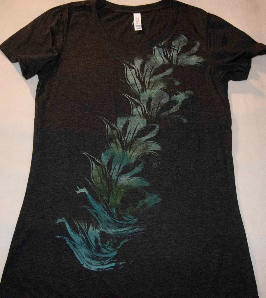 Blue Bird Triblend Black T-Shirt